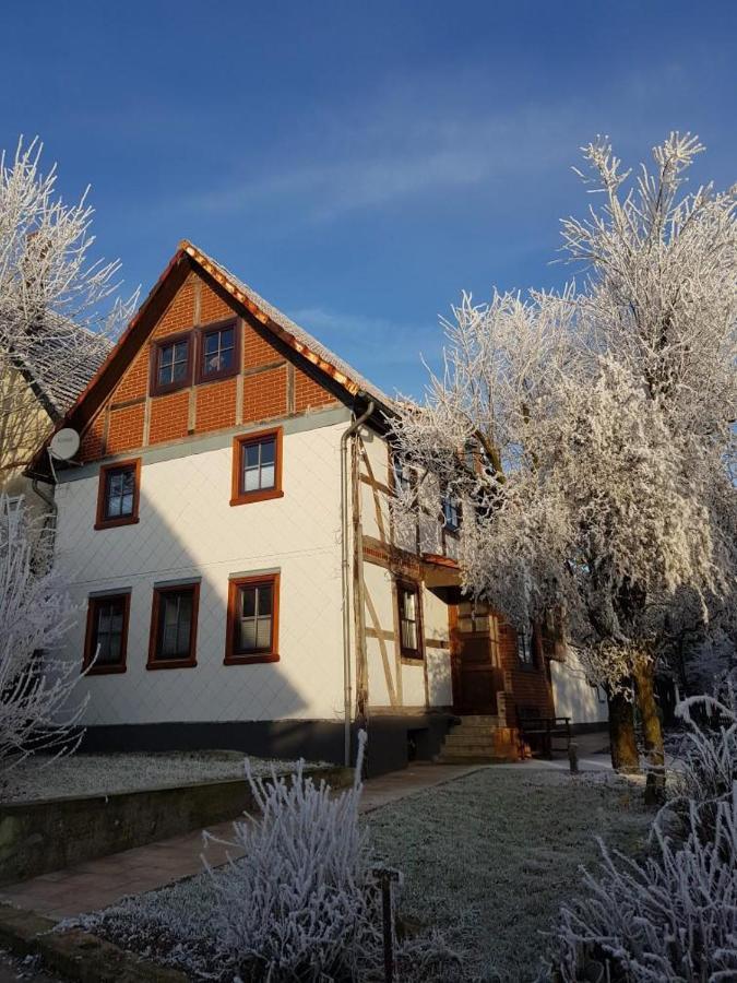 Bike & Sleep Weserbergland Ferienhaus Vahlbruch Bagian luar foto